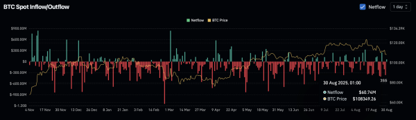 Bitcoin dips to $108K as Google searches surge &ndash; Will smart money exit?