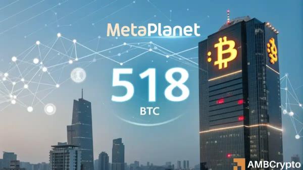Metaplanet&rsquo;s $61.4M Bitcoin buy pushes BTC reserves to $1.85B!