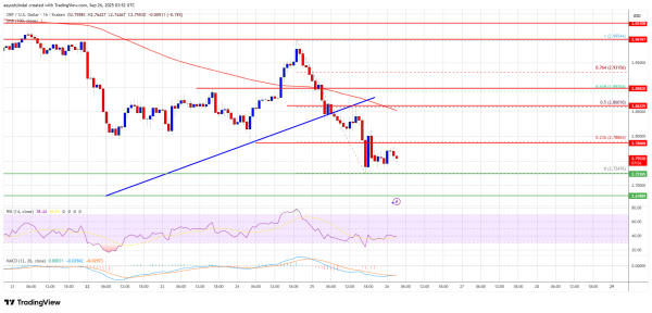 XRP Price Faces Pressure &ndash; Another Dip Raises Concerns Of Extended Decline