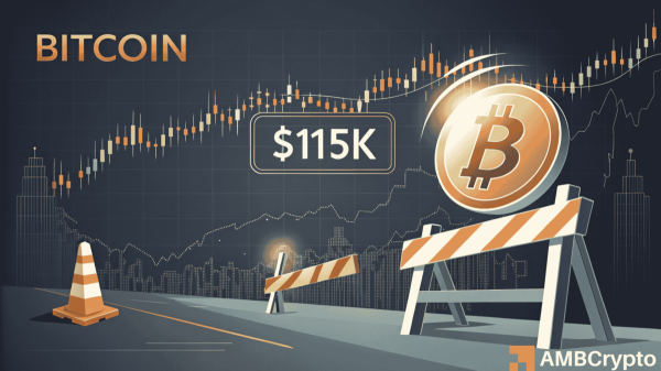 Bitcoin traders hedge into strength as $115K options wall caps rally
