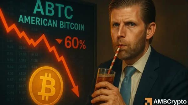 Eric Trump&rsquo;s American Bitcoin down 60% in a month, but should you panic now?