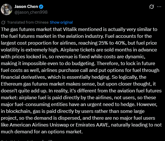 Why Vitalik&rsquo;s &lsquo;gas futures market&rsquo; idea has split experts