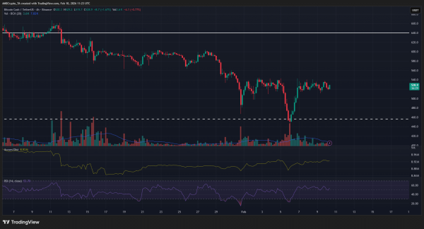 Bitcoin Cash &ndash; Analyzing why a drop below $500 might be good news for buyers