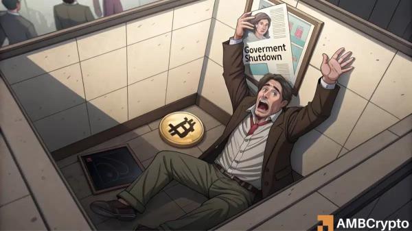 Bitcoin price dips as shutdown odds hit 67% &ndash; Is a local top ahead?