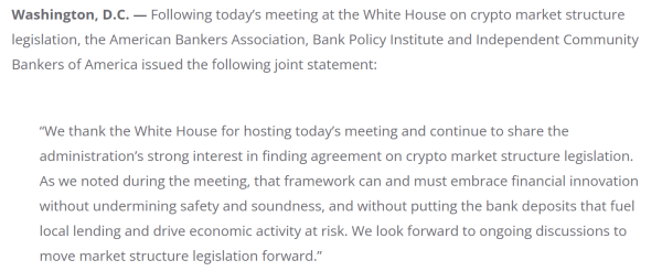 &lsquo;Compromise is in the air&rsquo;: Ripple CLO signals progress on crypto bill