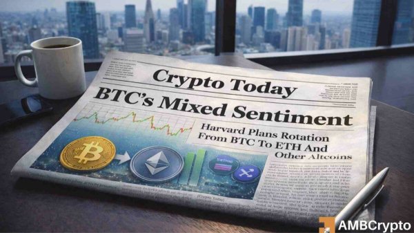 Here’s what happened in crypto today – BTC, Harvard, crypto ETPs & more Here’s what happened in crypto today – BTC, Harvard, crypto ETPs & more